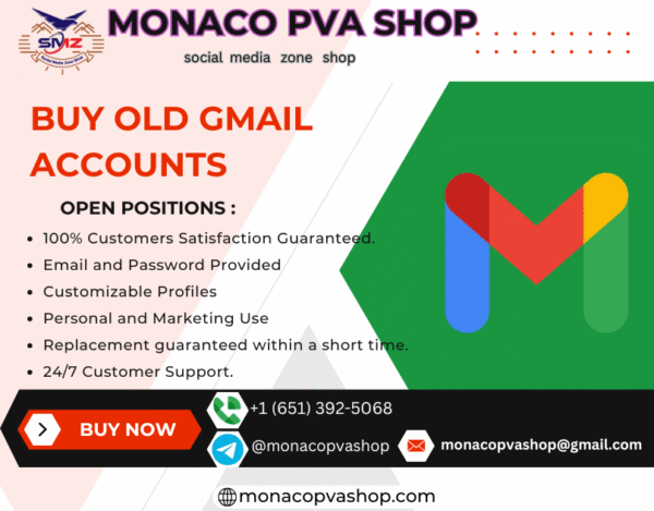 Buy New Old Gmail Account