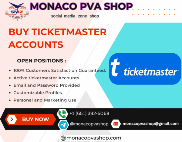 Buy Ticketmaster account