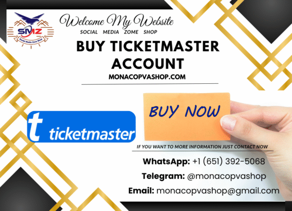 Buy Ticketmaster account