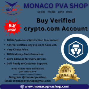 Buy Verified crypto.com Account